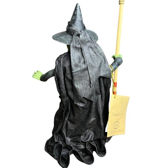 KURT S ADLER THE WIZARD OF OZ FABRIC MACHE TABLE PIECE WICKED WITCH OF THE WEST - Picture 4 of 10